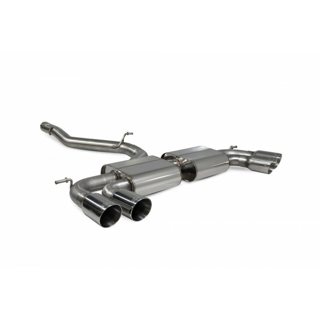 Scorpion ‘Race’ 80mm Cat Back Exhaust System – Volkswagen Golf Mk7.5 ‘R’