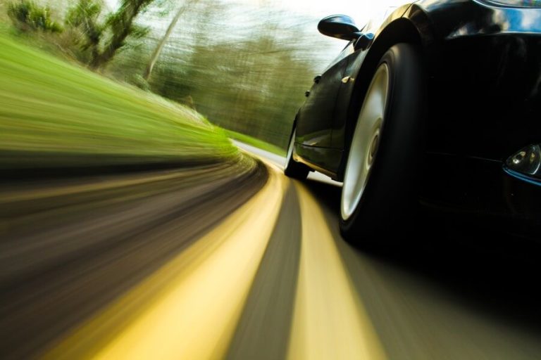 Fast Car On Road