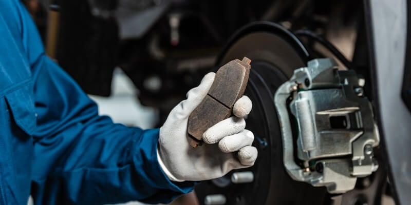 brake pads from a car