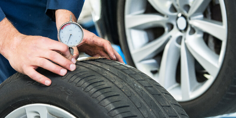 Testing Tyre Pressure