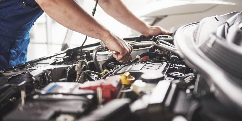 Car Mechanic Working