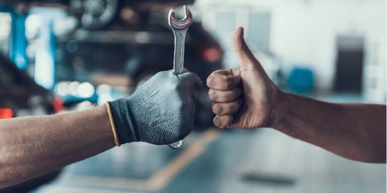 Mechanic And Customer Together
