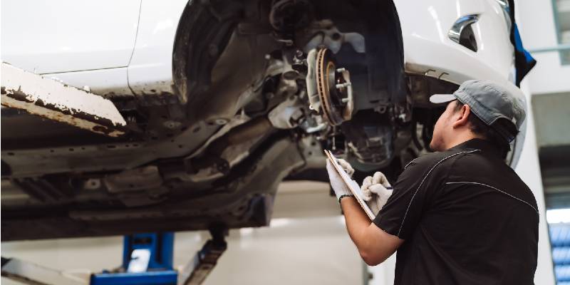 Servicing A Car