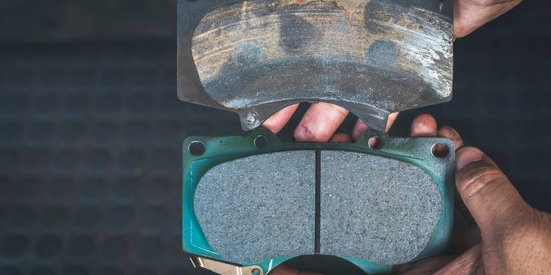 new vs old brake pads